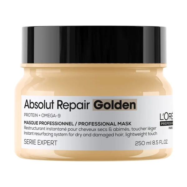 Absolut Repair Golden Μάσκα Πλούσιας Αναδόμησης Για Ταλαιπωρημένα Μαλλιά 250ml