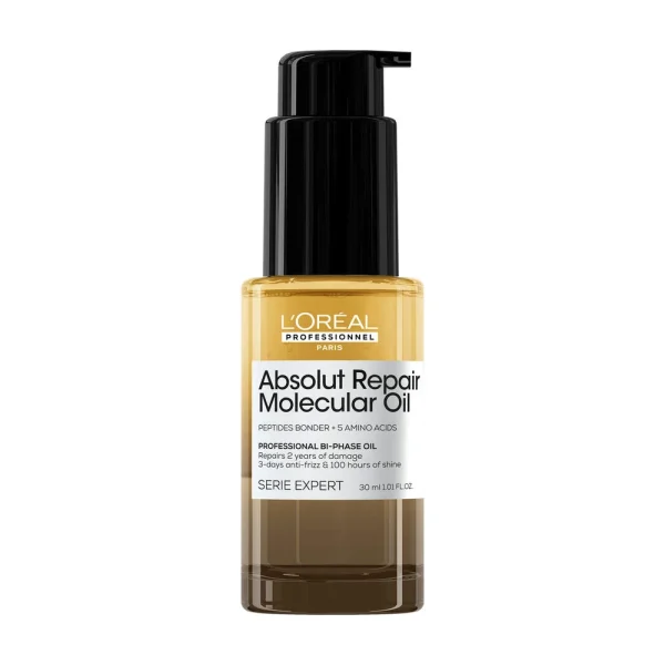 Absolut Repair Molecular Bi-Phase Oil Για Ταλαιπωρημένα Μαλλιά 30ml